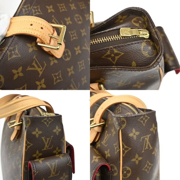 LOUIS VUITTON Multipli Cite Shoulder Bag Monogram Leather Brown 888-082525 - Picture 10 of 16